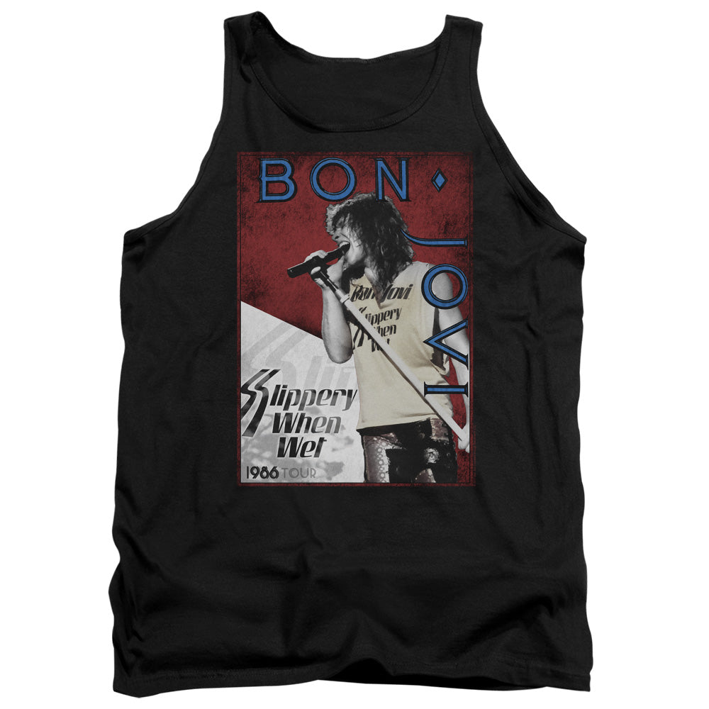 Bon Jovi 86 Tour Mens Tank Top Shirt Black