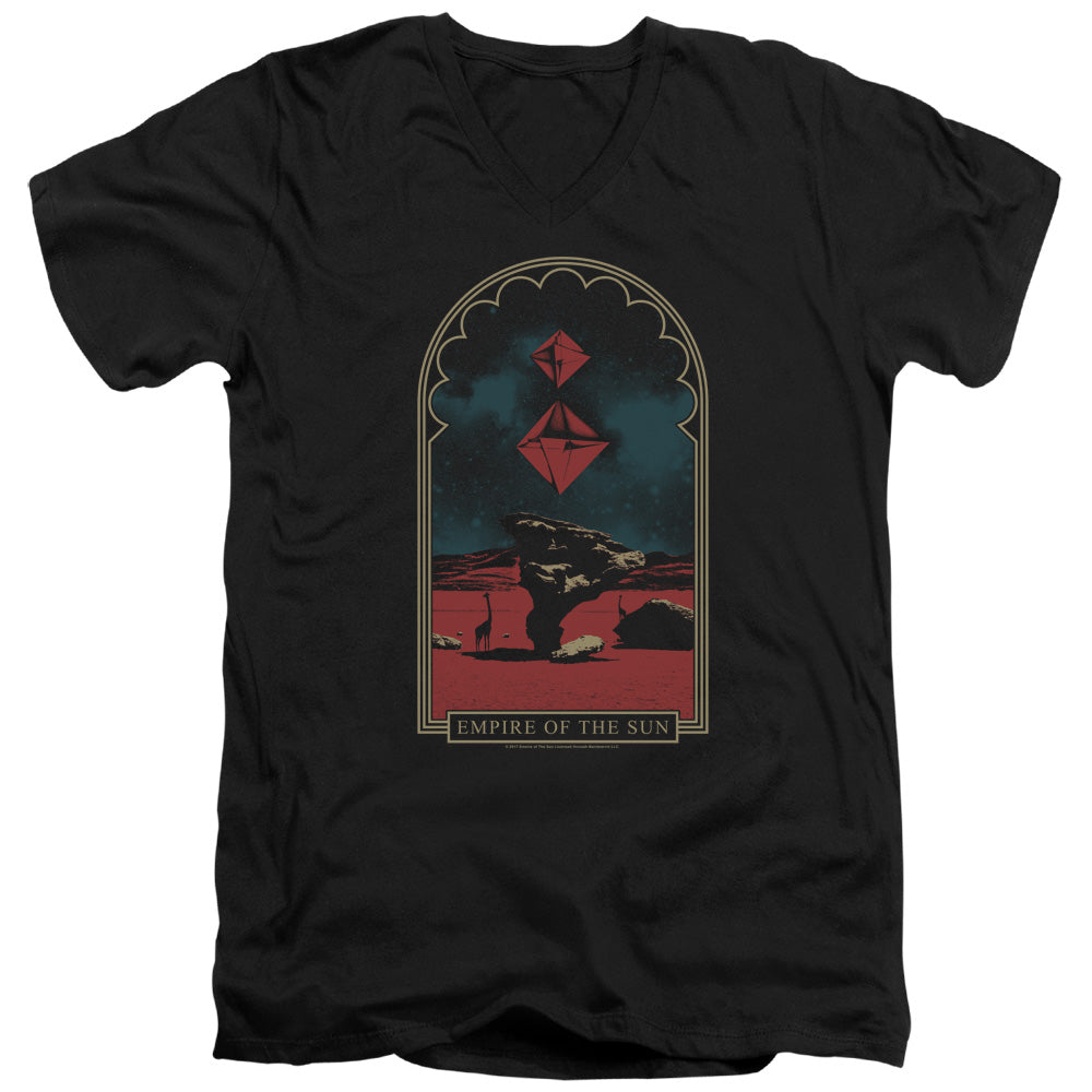 Empire Of The Sun Balance Mens Slim Fit V-Neck T Shirt Black