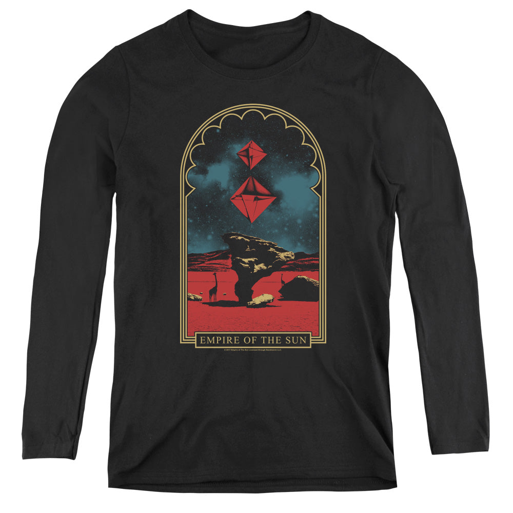 Empire Of The Sun Balance Womens Long Sleeve Shirt Black