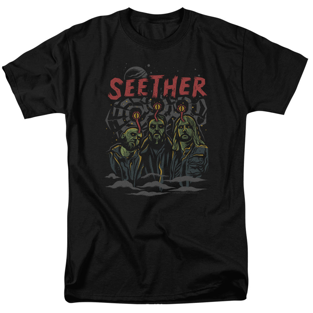 Seether Mind Control Mens T Shirt Black