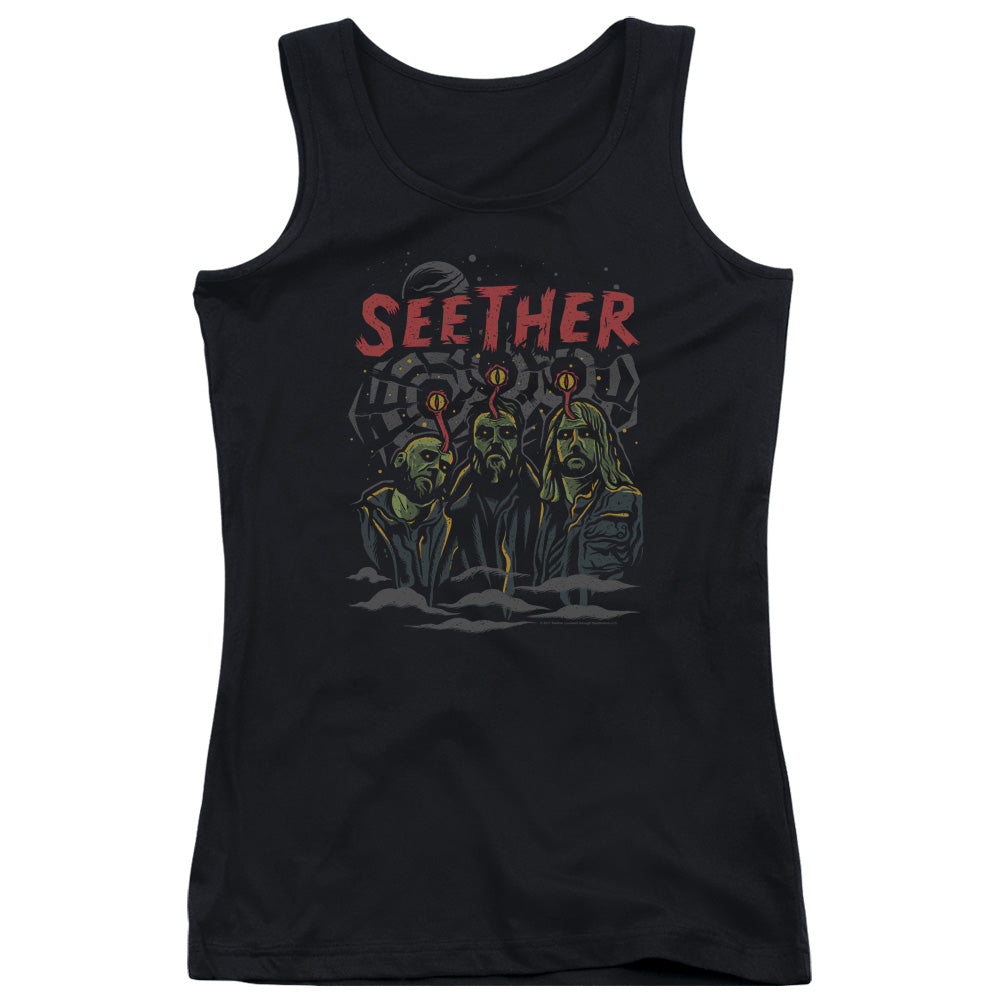 Seether Mind Control Womens Tank Top Shirt Black