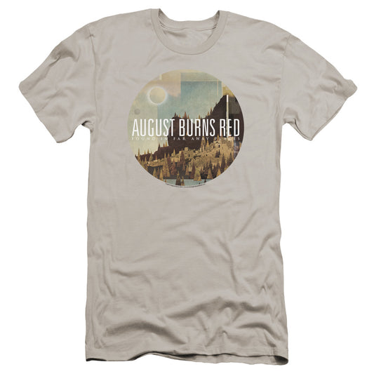 August Burns Red Far Away Places Premium Bella Canvas Slim Fit Mens T Shirt Silver