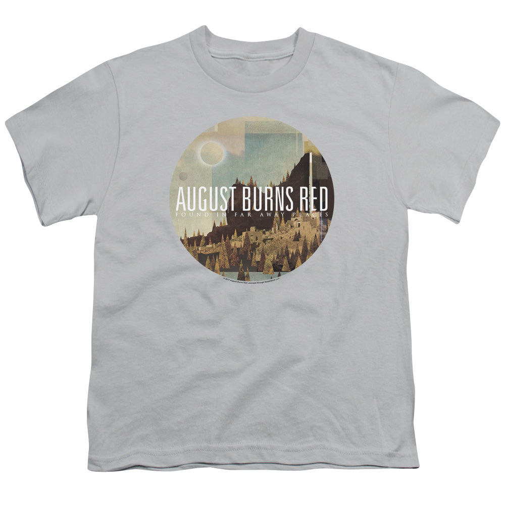 August Burns Red Far Away Places Kids Youth T Shirt Silver