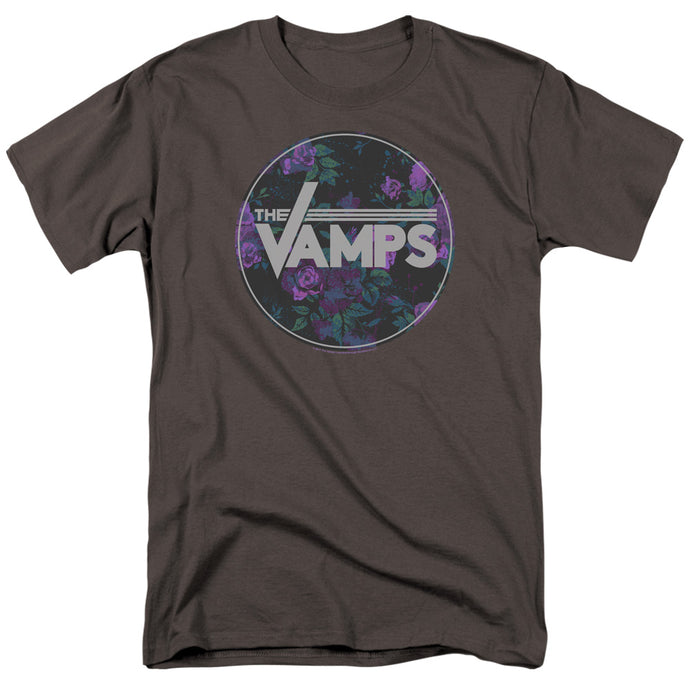 The Vamps Floral Vamps Mens T Shirt Charcoal