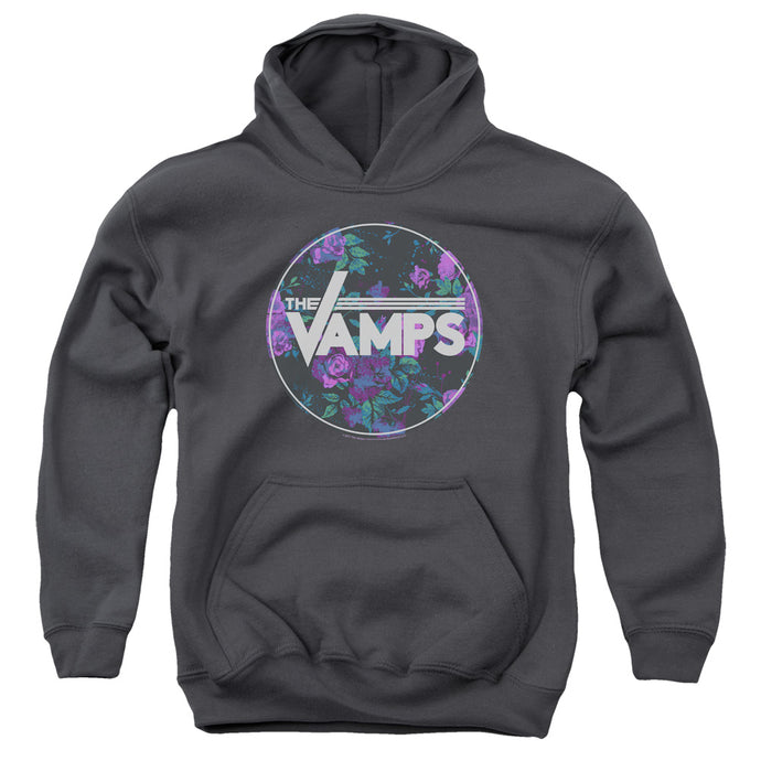 The Vamps Floral Vamps Kids Youth Hoodie Charcoal