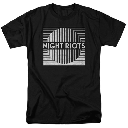 Night Riots Mens T Shirt Black