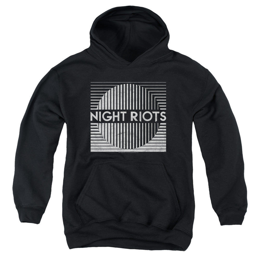 Night Riots Kids Youth Hoodie Black