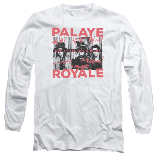 Palaye Royale Oh No Mens Long Sleeve Shirt White