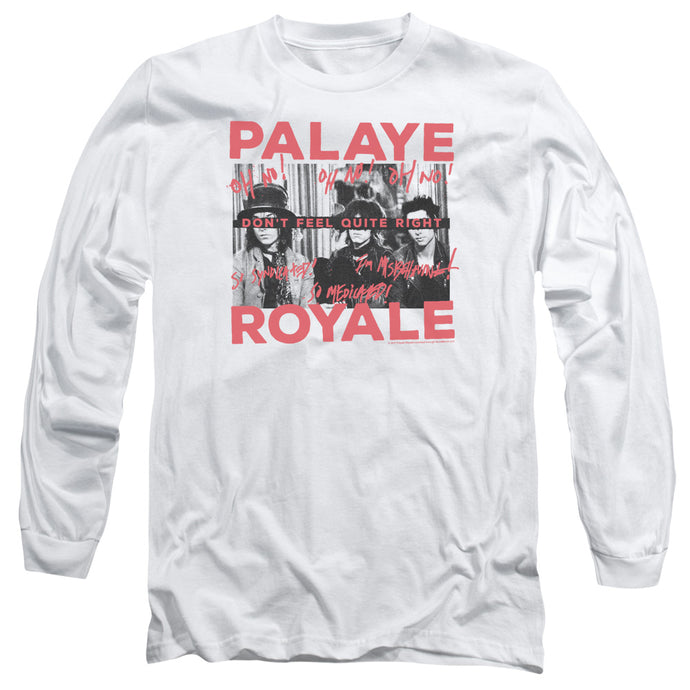 Palaye Royale Oh No Mens Long Sleeve Shirt White