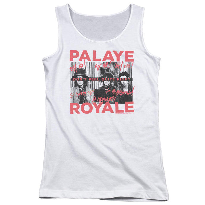 Palaye Royale Oh No Womens Tank Top Shirt White
