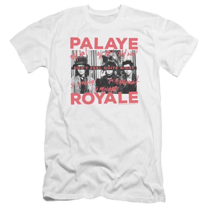 Palaye Royale Oh No Premium Bella Canvas Slim Fit Mens T Shirt White