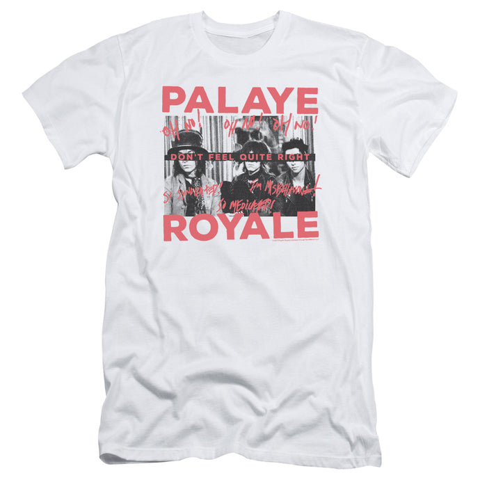 Palaye Royale Oh No Slim Fit Mens T Shirt White