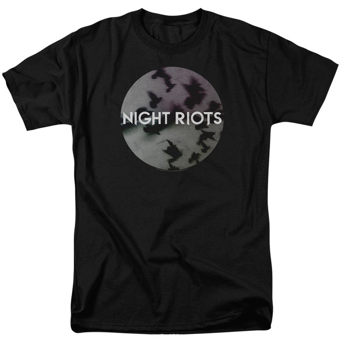 Night Riots Flock Mens T Shirt Black