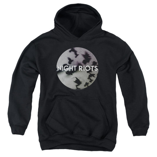 Night Riots Flock Kids Youth Hoodie Black