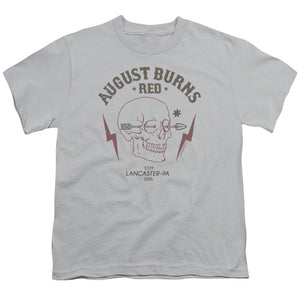 August Burns Red Arrow Skull Kids Youth T Shirt Silver