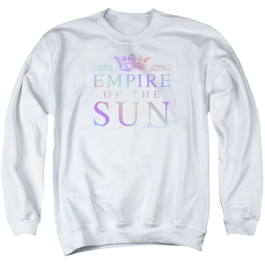 Empire Of The Sun Rainbow Logo Mens Crewneck Sweatshirt White