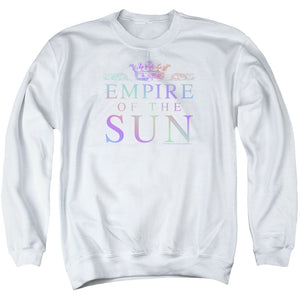 Empire Of The Sun Rainbow Logo Mens Crewneck Sweatshirt White