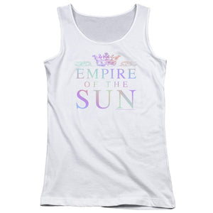 Empire Of The Sun Rainbow Logo Womens Tank Top Shirt White