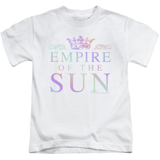 Empire Of The Sun Rainbow Logo Juvenile Kids Youth T Shirt White