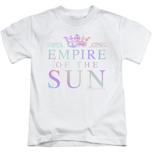Empire Of The Sun Rainbow Logo Juvenile Kids Youth T Shirt White