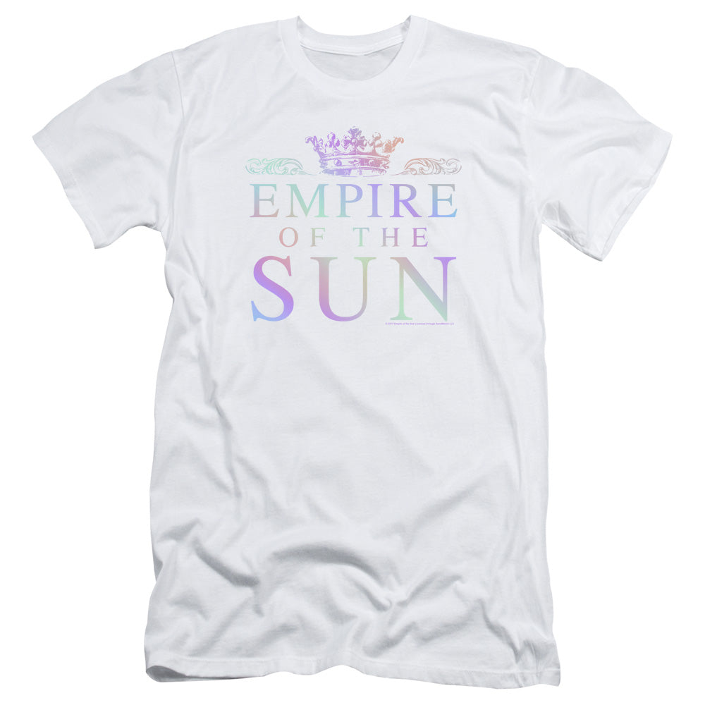 Empire Of The Sun Rainbow Logo Slim Fit Mens T Shirt White