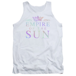 Empire Of The Sun Rainbow Logo Mens Tank Top Shirt White
