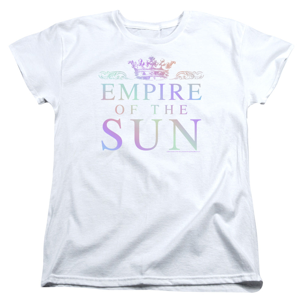 Empire Of The Sun Rainbow Logo Womens T Shirt White