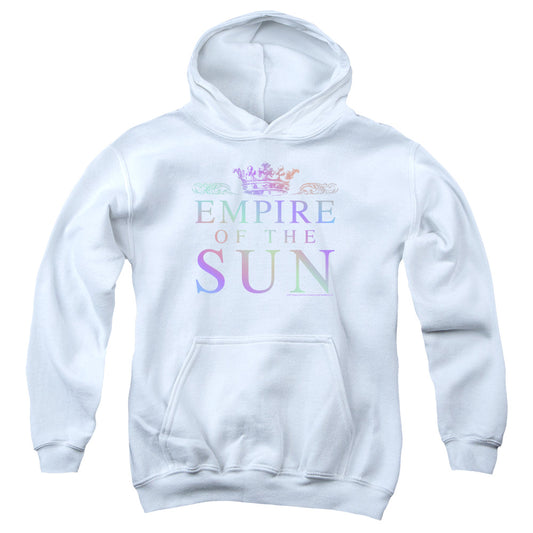 Empire Of The Sun Rainbow Logo Kids Youth Hoodie White