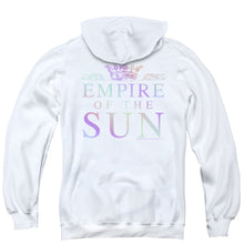 Load image into Gallery viewer, Empire Of The Sun Rainbow Logo Back Print Zipper Mens Hoodie White