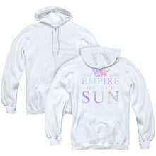 Load image into Gallery viewer, Empire Of The Sun Rainbow Logo Back Print Zipper Mens Hoodie White