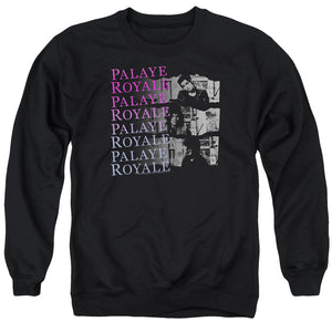 Palaye Royale Torn Mens Crewneck Sweatshirt Black