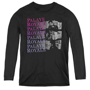 Palaye Royale Torn Womens Long Sleeve Shirt Black