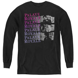 Palaye Royale Torn Long Sleeve Kids Youth T Shirt Black