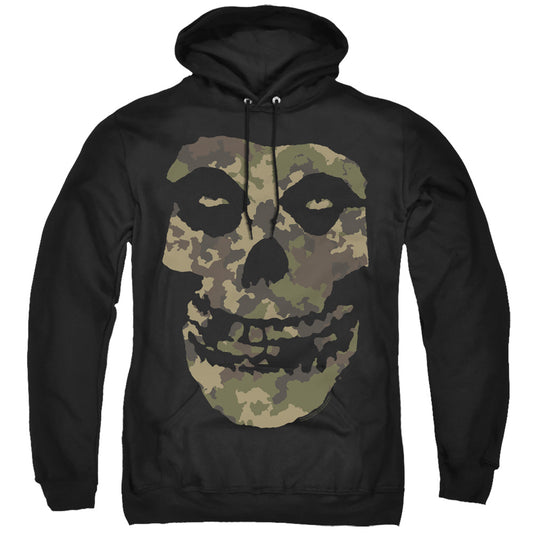 Misfits Camo Skull Mens Hoodie Black