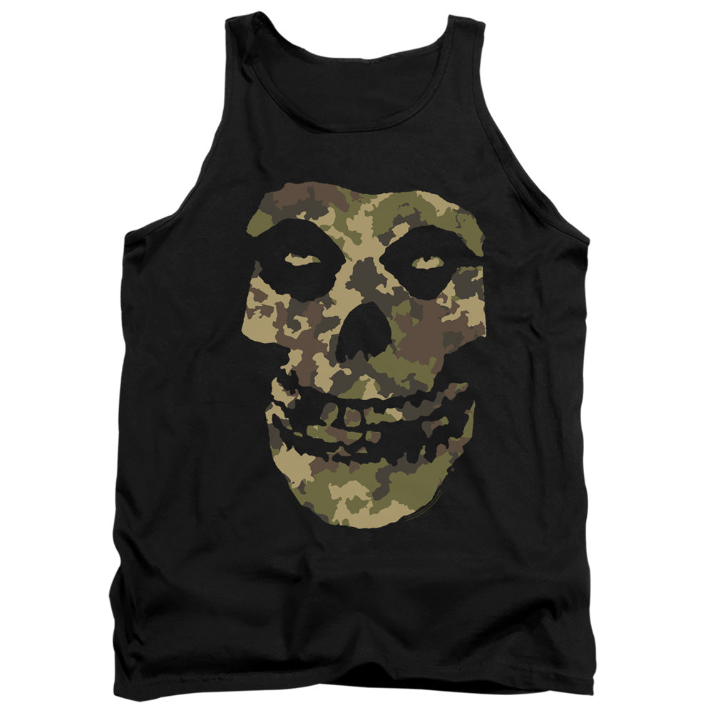 Misfits Camo Skull Mens Tank Top Shirt Black