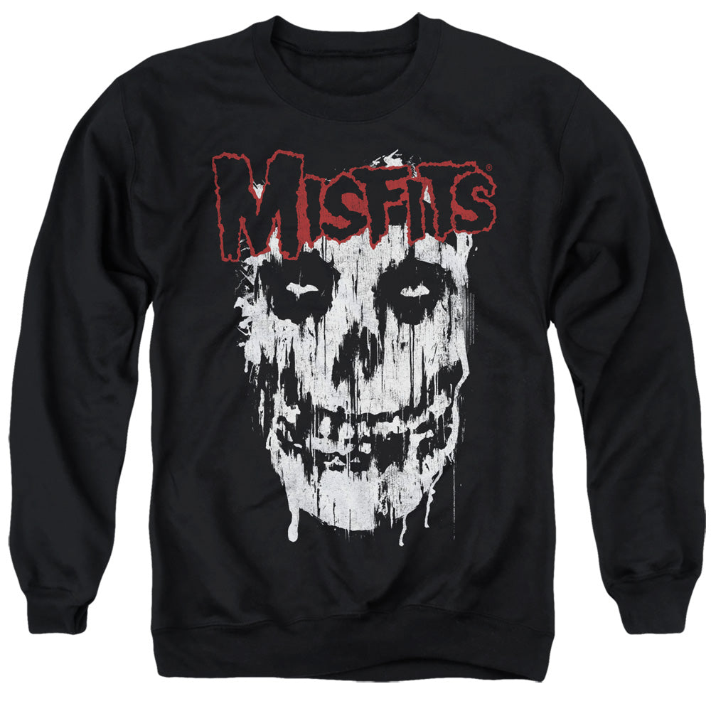 Misfits Splatter Mens Crewneck Sweatshirt Black