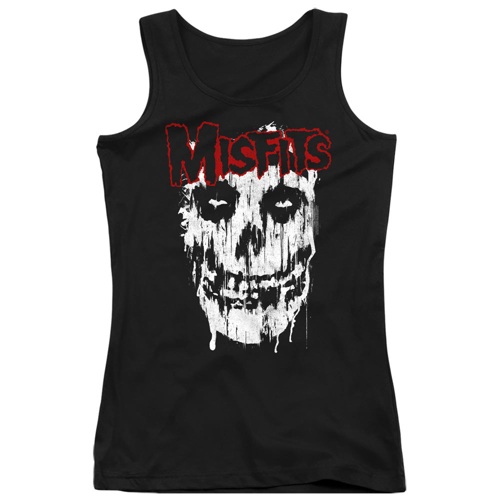 Misfits Splatter Womens Tank Top Shirt Black