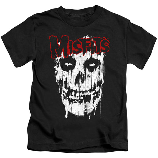 Misfits Splatter Juvenile Kids Youth T Shirt Black