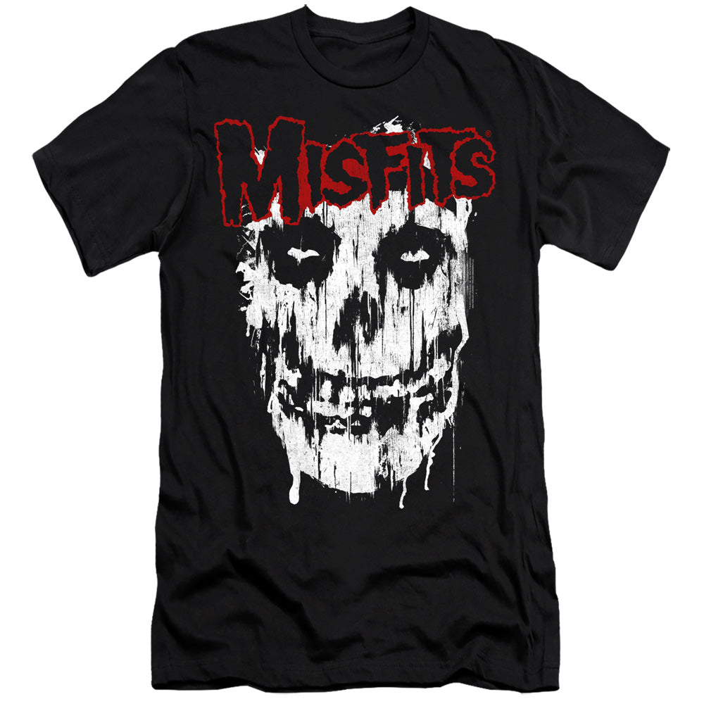 Misfits Splatter Premium Bella Canvas Slim Fit Mens T Shirt Black