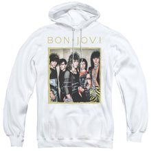 Load image into Gallery viewer, Bon Jovi Framed Mens Hoodie White