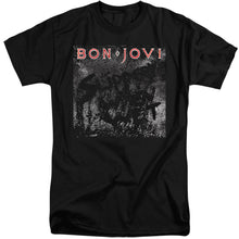 Load image into Gallery viewer, Bon Jovi Slippery Cover Mens Tall T Shirt Black