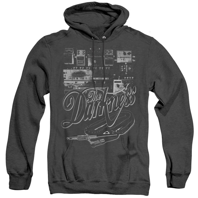The Darkness Pedal Board Heather Mens Hoodie Black