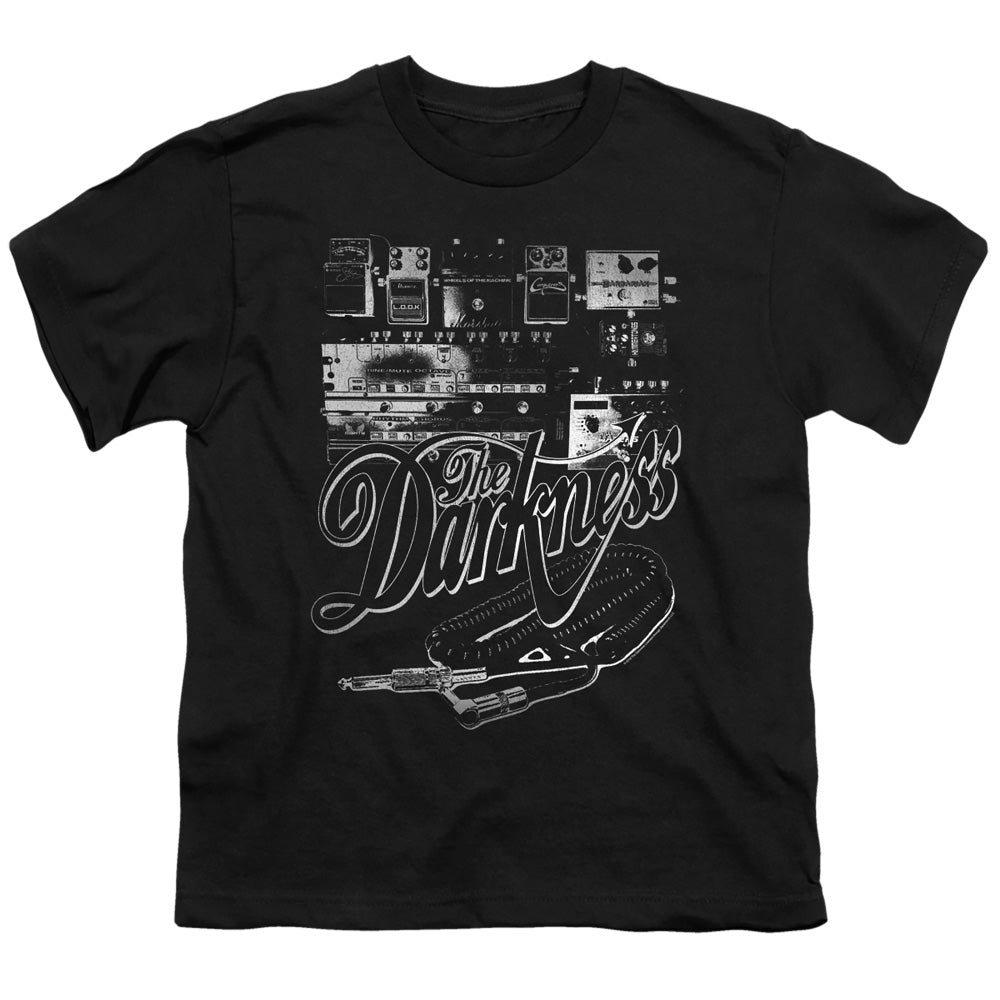 The Darkness Pedal Board Kids Youth T Shirt Black
