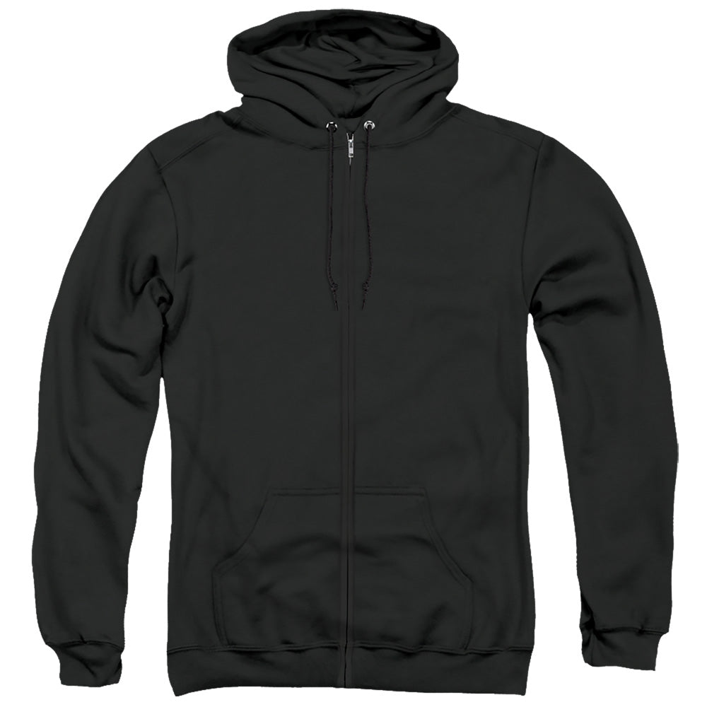 The Darkness Pedal Board Back Print Zipper Mens Hoodie Black