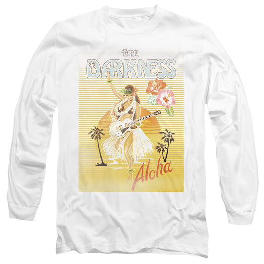 The Darkness Aloha Mens Long Sleeve Shirt White