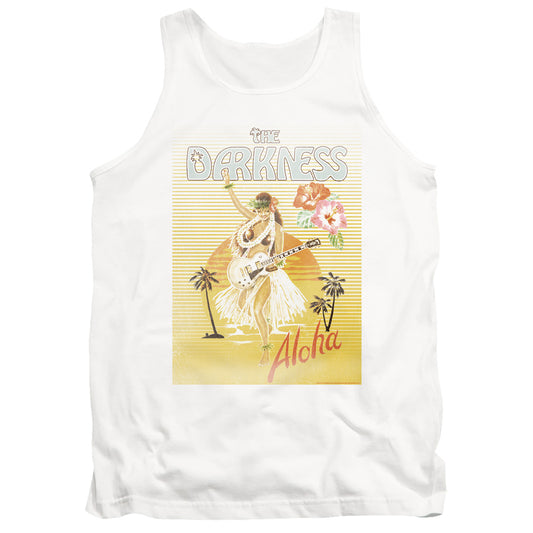 The Darkness Aloha Mens Tank Top Shirt White