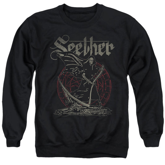 Seether Reaper Mens Crewneck Sweatshirt Black