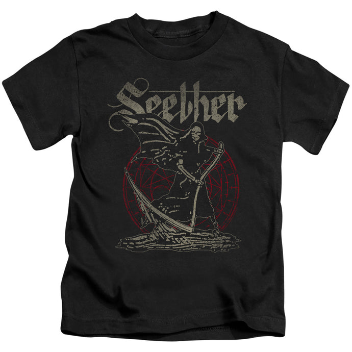 Seether Reaper Juvenile Kids Youth T Shirt Black
