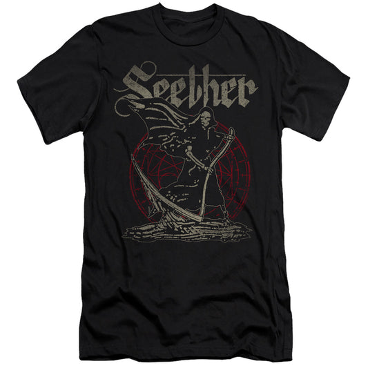 Seether Reaper Premium Bella Canvas Slim Fit Mens T Shirt Black