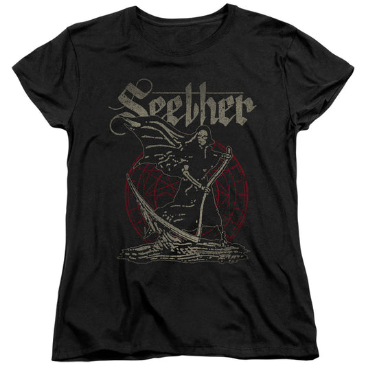 Seether Reaper Womens T Shirt Black